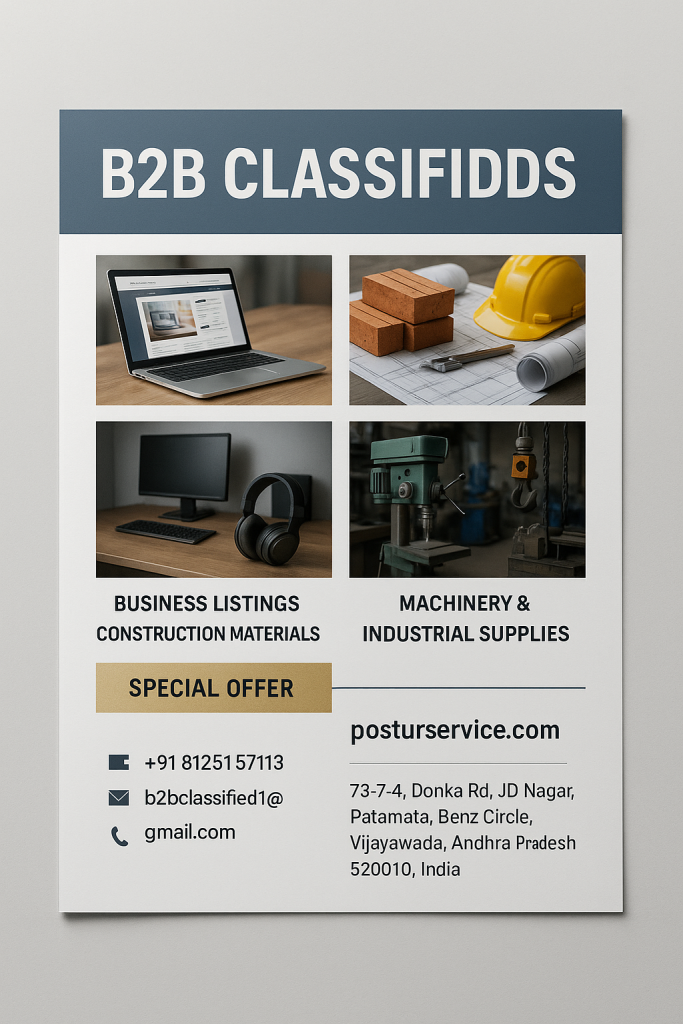 Posturservice, a free classified website; Vijayawada local business classifieds; free post ads; free classified website, and free classified submissions.
