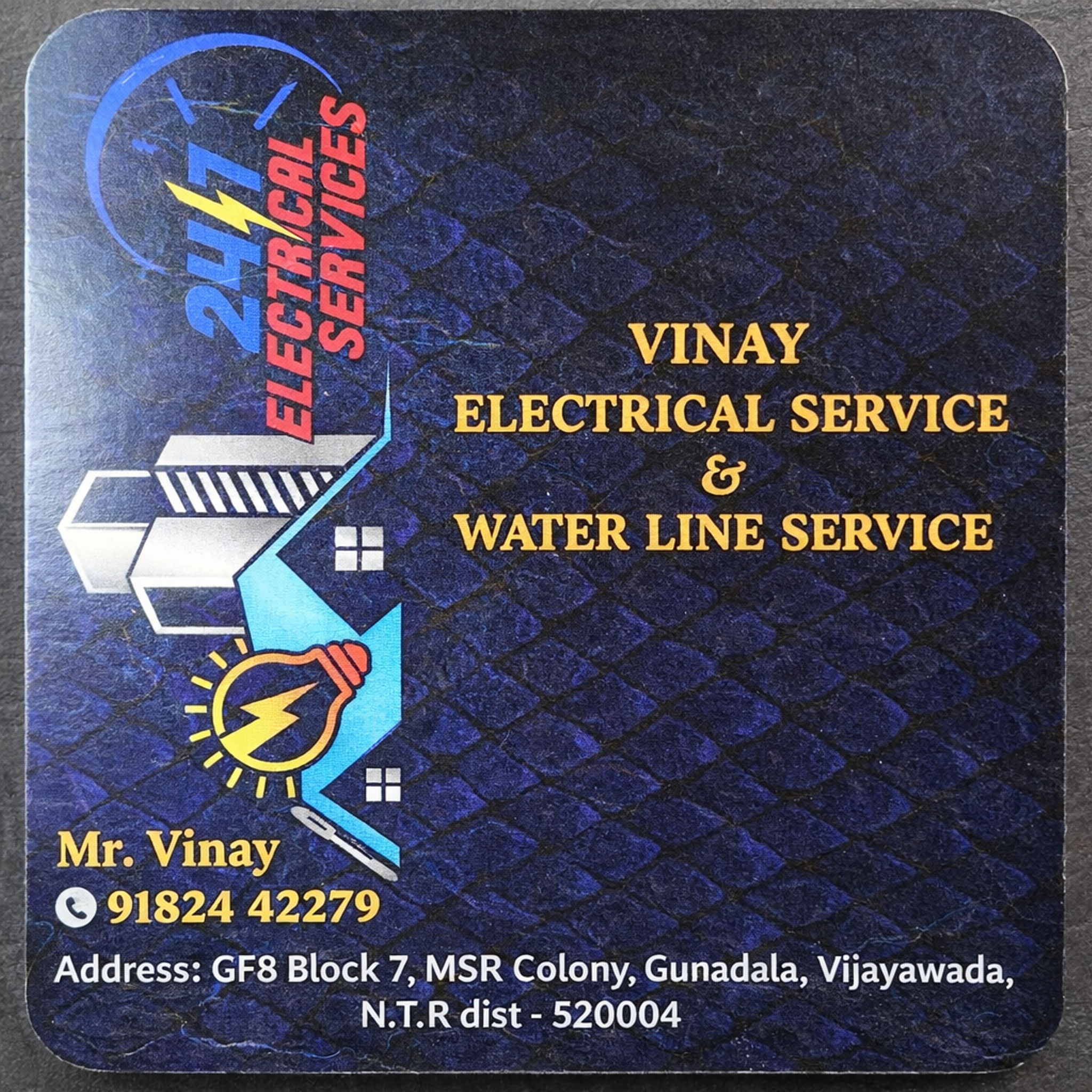 Vinay Electrical Service & Water Line Service in Vijayawada