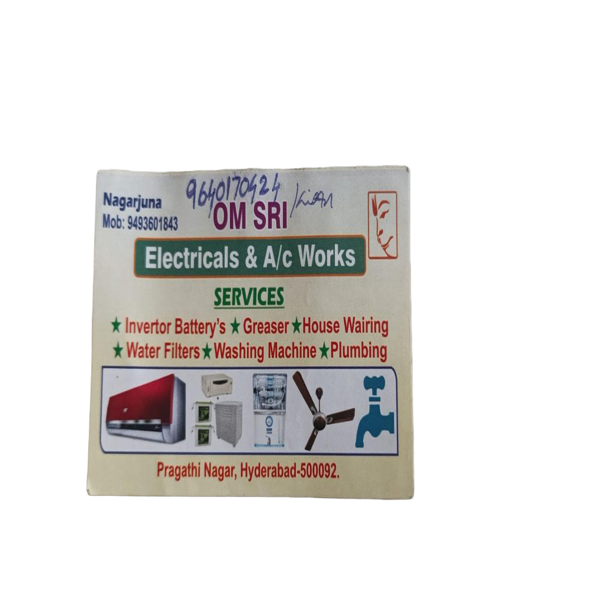 Electrical and AC Services in Pragathi Nagar Hyderabad | OM SRI Electricals